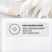 Business Logo Custom Return Address Label (Insitu)