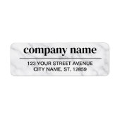 Business Logo Custom Return Address Label (Voorkant)