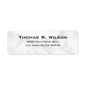 Business Logo Custom Return Address Label (Voorkant)