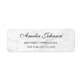 Business Logo Custom Return Address Label (Voorkant)