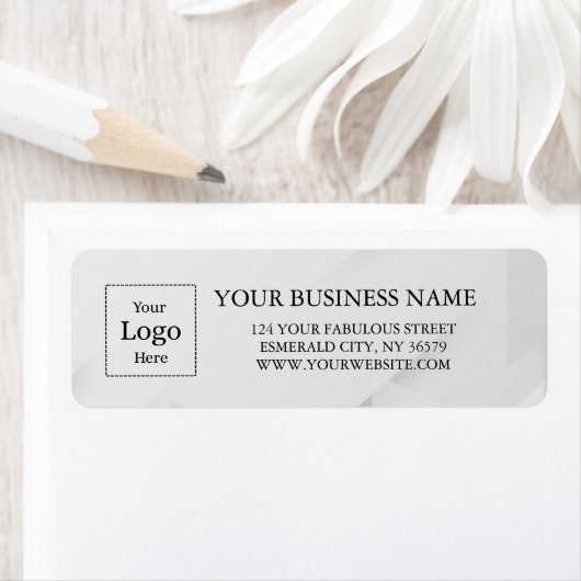 Business Logo Custom Return Address Label (Insitu)