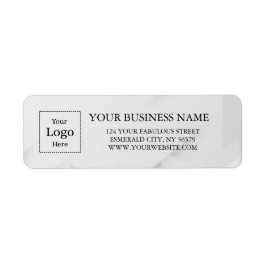 Business Logo Custom Return Address Label