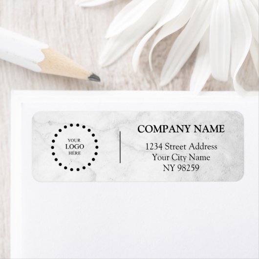 Business Logo Custom Return Address Label (Insitu)