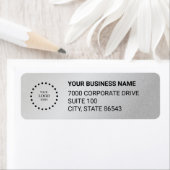 Business Logo Custom Return Address Label (Insitu)