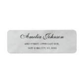 Business Logo Custom Return Address Label (Voorkant)