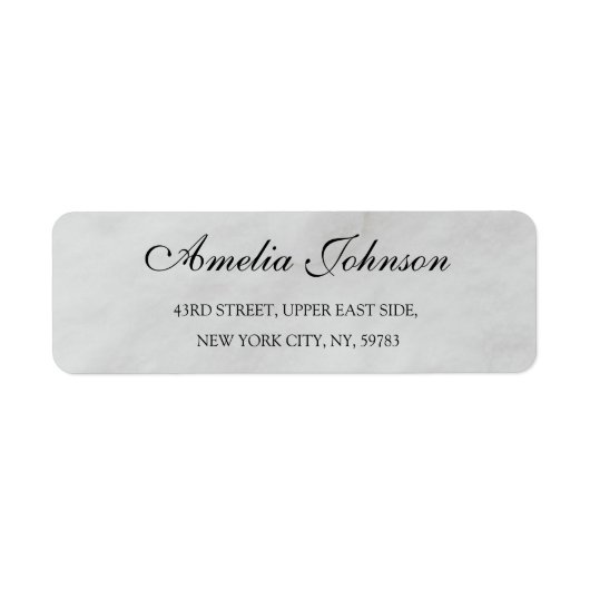 Business Logo Custom Return Address Label (Voorkant)