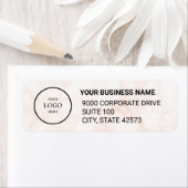 Business Logo Custom Return Address Label (Insitu)