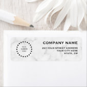 Business Logo Custom Return Address Label (Insitu)