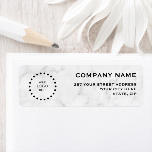 Business Logo Custom Return Address Label (Insitu)