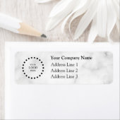 Business Logo Custom Return Address Label (Insitu)