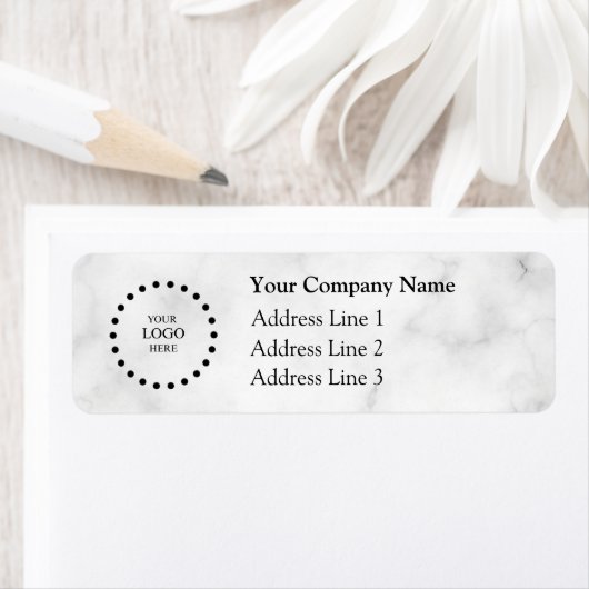Business Logo Custom Return Address Label (Insitu)
