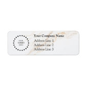 Business Logo Custom Return Address Label (Voorkant)