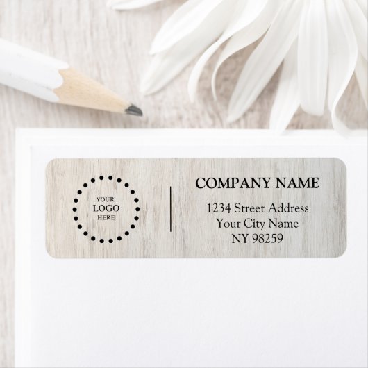 Business Logo Custom Return Address Label (Insitu)