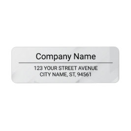 Business Logo Custom Return Address Label