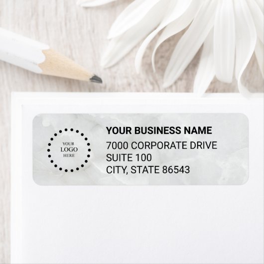 Business Logo Custom Return Address Label (Insitu)