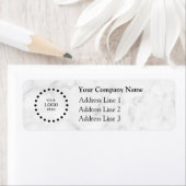 Business Logo Custom Return Address Label (Insitu)
