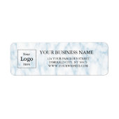 Business Logo Custom Return Address Label (Voorkant)