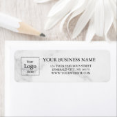 Business Logo Custom Return Address Label (Insitu)