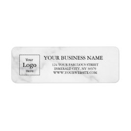 Business Logo Custom Return Address Label