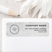 Business Logo Custom Return Address Label (Insitu)