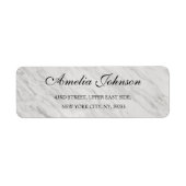 Business Logo Custom Return Address Label (Voorkant)