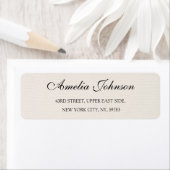 Business Logo Custom Return Address Label (Insitu)