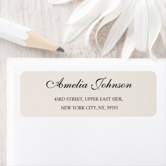 Business Logo Custom Return Address Label (Insitu)