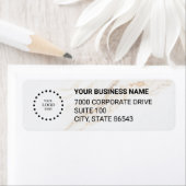 Business Logo Custom Return Address Label (Insitu)
