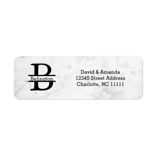 Business Logo Custom Return Address Label (Voorkant)