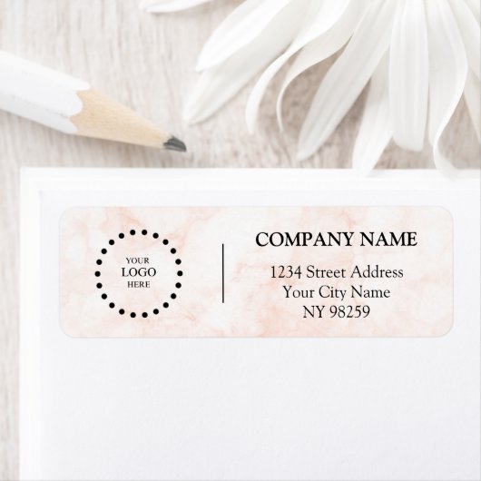 Business Logo Custom Return Address Label (Insitu)