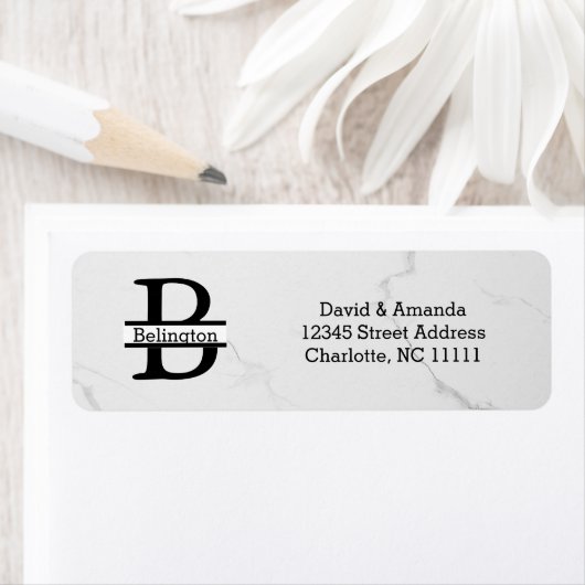 Business Logo Custom Return Address Label (Insitu)
