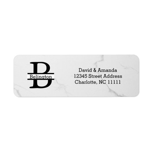 Business Logo Custom Return Address Label (Voorkant)