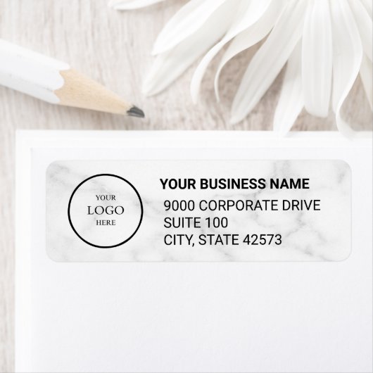 Business Logo Custom Return Address Label (Insitu)