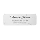 Business Logo Custom Return Address Label (Voorkant)