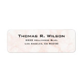 Business Logo Custom Return Address Label (Voorkant)