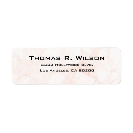 Business Logo Custom Return Address Label (Voorkant)