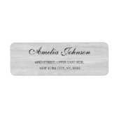 Business Logo Custom Return Address Label (Voorkant)