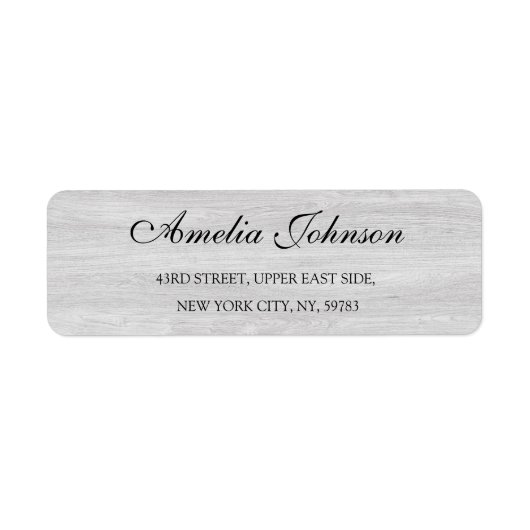 Business Logo Custom Return Address Label (Voorkant)