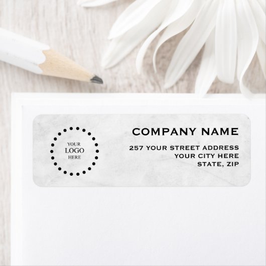 Business Logo Custom Return Address Label (Insitu)