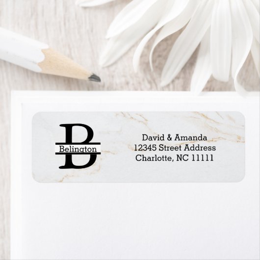 Business Logo Custom Return Address Label (Insitu)