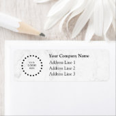 Business Logo Custom Return Address Label (Insitu)