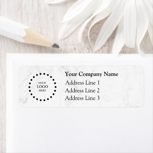 Business Logo Custom Return Address Label (Insitu)