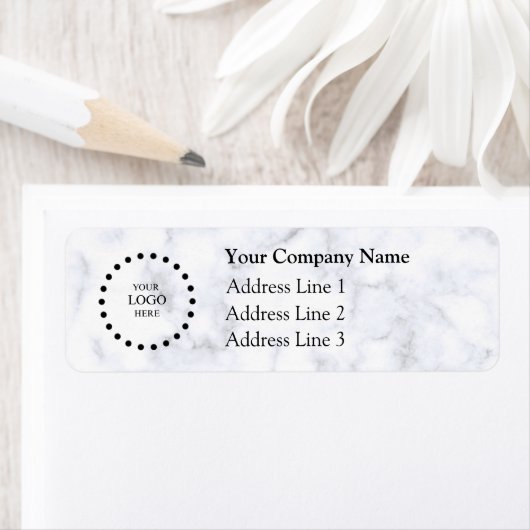 Business Logo Custom Return Address Label (Insitu)