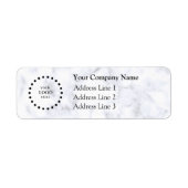 Business Logo Custom Return Address Label (Voorkant)