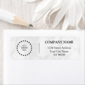 Business Logo Custom Return Address Label (Insitu)
