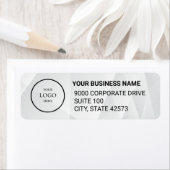 Business Logo Custom Return Address Label (Insitu)