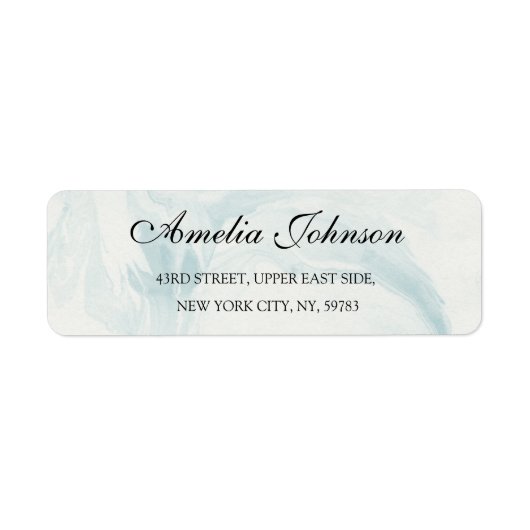 Business Logo Custom Return Address Label (Voorkant)