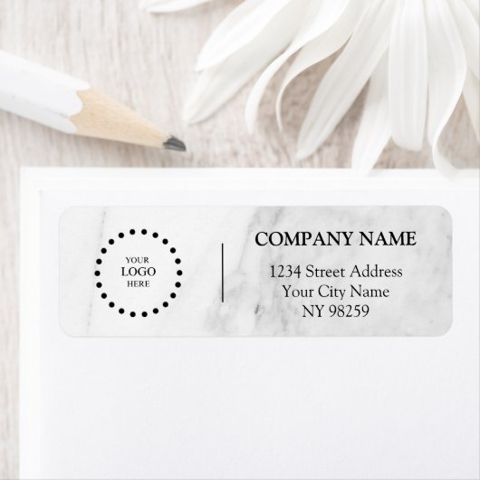 Business Logo Custom Return Address Label (Insitu)