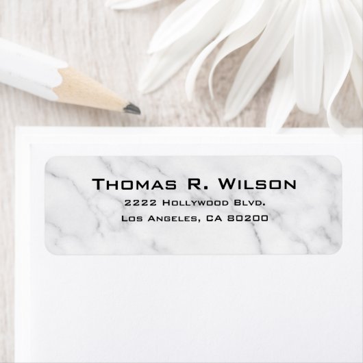 Business Logo Custom Return Address Label (Insitu)