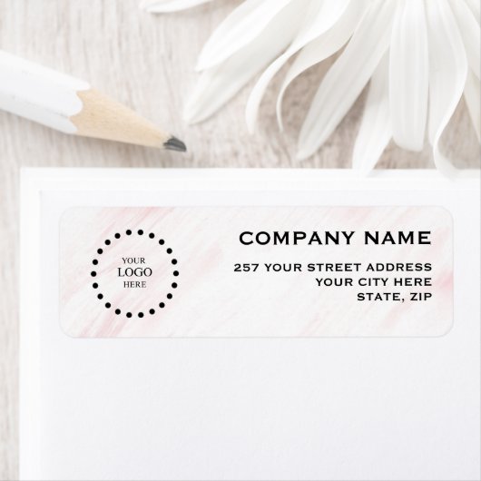 Business Logo Custom Return Address Label (Insitu)
